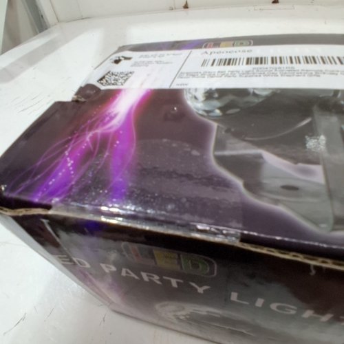 LED PORTABLE DISCO PARTY LIGHT - BLACK image 3