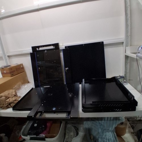 WALL MOUNT SEVER ENCLOSURE - 19" - 500LB CAP - BLACK(MODEL: SPT-604-12W) image 2