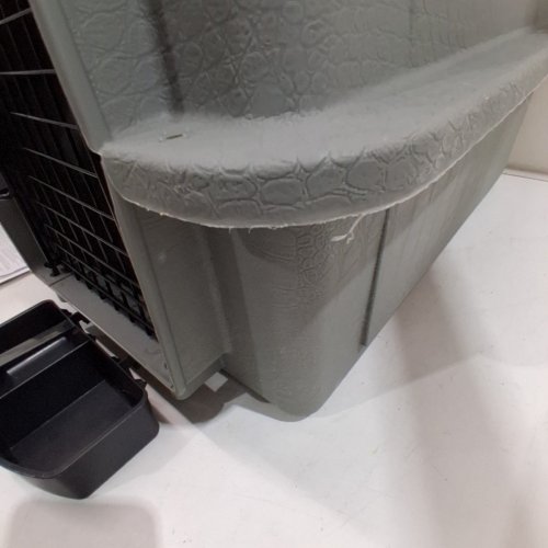 X2 PETMATE SKY KENNEL PET CARRIER - SMALL - 21"X16" - GREY image 3