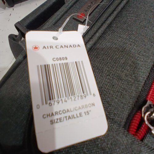2PC AIR CANADA LUGGAGE SET - 18" / 15" - CHARCOAL (STYLE: C0809 19/15) image 2