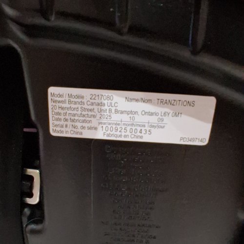 GRACO TRANZITIONS 3-IN-1 LIGHTWEIGHT ADJUSTABLE HEIGHT HARNESS BOOSTER CAR SEAT WITH CUP HOLDERS - 100LB MAX WEIGHT - ELOISE PURPLE (MODEL: 2217080) image 2