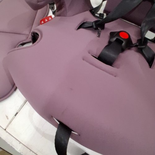 GRACO TRANZITIONS 3-IN-1 LIGHTWEIGHT ADJUSTABLE HEIGHT HARNESS BOOSTER CAR SEAT WITH CUP HOLDERS - 100LB MAX WEIGHT - ELOISE PURPLE (MODEL: 2217080) image 4