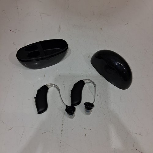 TAIMEI RECHARGEABLE HEARING AIDS WITH PORTABLE CHARGING CASE - BLACK image 3