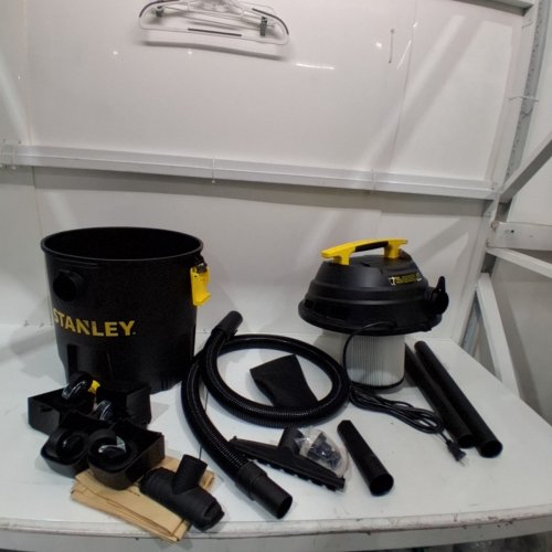 STANLEY WET-DRY SHOP VACUUM - 10GAL, 10A, 6HP - BLACK/YELLOW (MODEL: 8111007W) image 3
