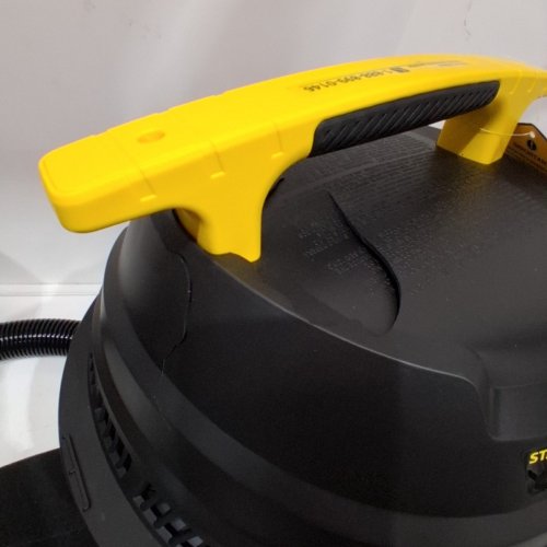 STANLEY WET-DRY SHOP VACUUM - 10GAL, 10A, 6HP - BLACK/YELLOW (MODEL: 8111007W) image 4