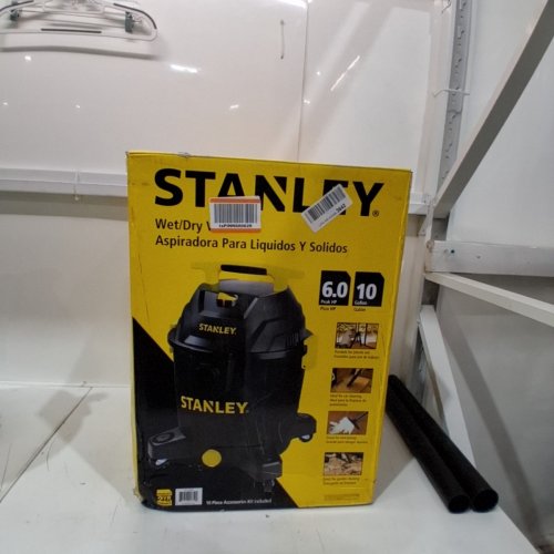 STANLEY WET-DRY SHOP VACUUM - 10GAL, 10A, 6HP - BLACK/YELLOW (MODEL: 8111007W) image 8