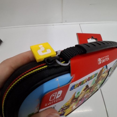 NINTENDO SWITCH SUPER MARIO GAME TRAVELER DELUXE TRAVEL CASE - MULTICOLOUR / BLACK (MODEL: NNS53A) image 4
