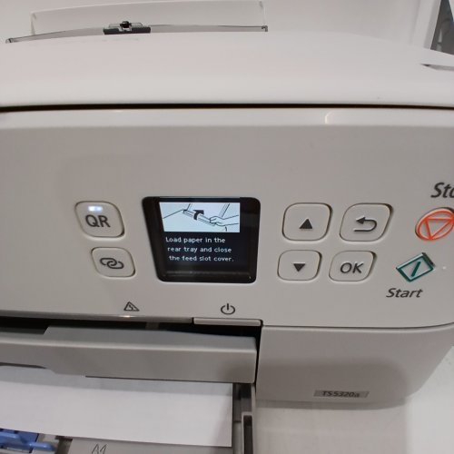 CANON PIXMA ALL-IN-ONE WIRELESS INKJET PRINTER / SCANNER & COPIER WITH AIRPRINT - WHITE (MODEL: TS5320A) image 3