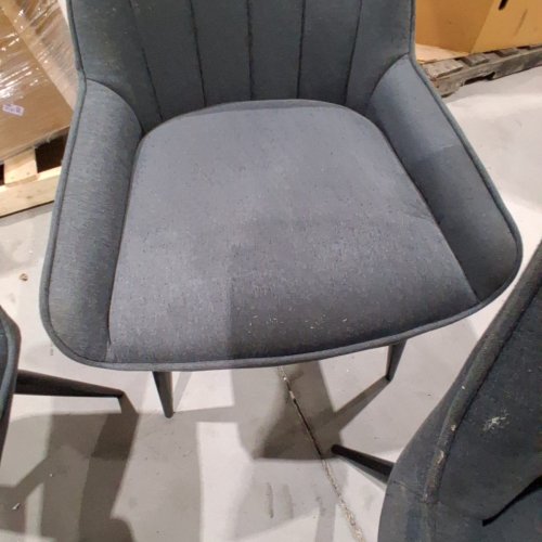 4PK GEMINI UPHOLSTERED DINIGN CHAIRS - GREY image 6