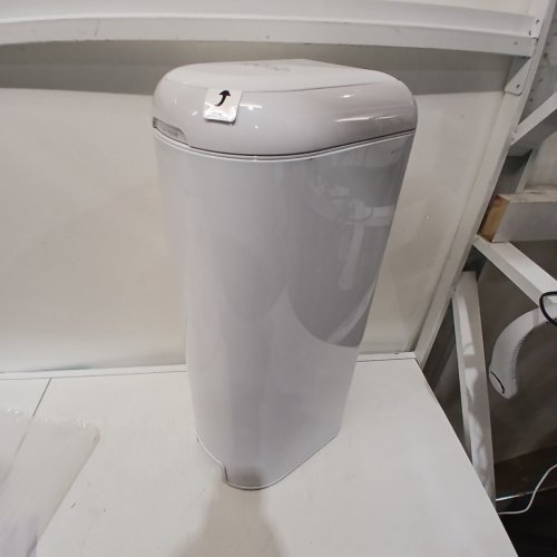 DIAPER GENIE PLATINUM DIAPER STAINLESS STEEL DIAPER PAIL - WHITE image 2