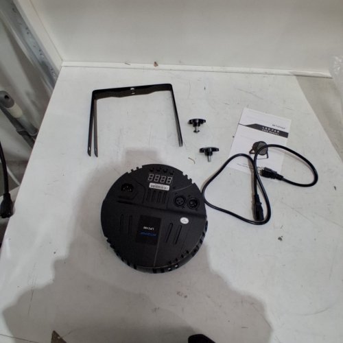 YUNHION DJ PAR SLIM STROBE LIGHT, COLOUR CHANGING/FLASHING/SOFT SPOT LIGHT, 60LED RGB, 90W- BLACK- (MODEL: LPC180). image 3