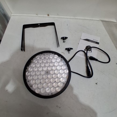 YUNHION DJ PAR SLIM STROBE LIGHT, COLOUR CHANGING/FLASHING/SOFT SPOT LIGHT, 60LED RGB, 90W- BLACK- (MODEL: LPC180). image 4