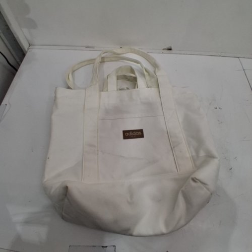 WOMEN’S ADIDAS CANVAS COURT TOTE BAG - 25L - WHITE - (MODEL: JJ7504/1967363) image 2
