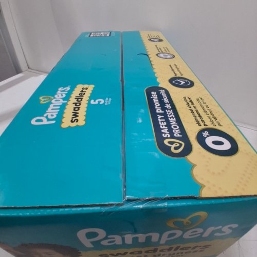 100PK PAMPERS SWADDLERS PULL-ON DIAPERS - SIZE 5 image 2
