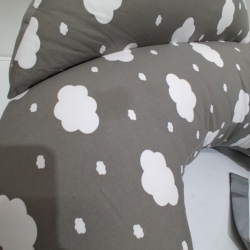 MOMCOZY ORIGINAL PLUS SIZE NURSING PILLOW - GREY image 2