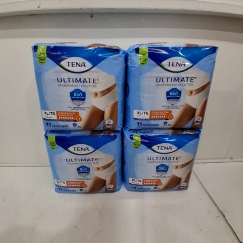 44PK UNISEX TENA PROTECTIVE INCONTINENCE UNDERWEAR ULTIMATE ABSORBENCY - 55"- 66" XL - (MODEL:‎ 072433) image 2