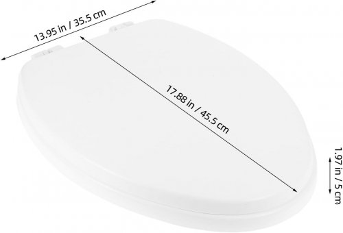GARVEE ROUND TOILET SEAT - WHITE (ITEM: 7AQLL/PHO_16EX3QUX) image 2