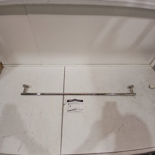 MIYILI STAINLESS STEEL BATHROOM TOWEL RACK, 36" - POLISHED STEEL (MODEL: A01C90B) image 3