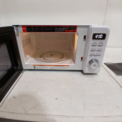 GALANZ RETRO STYLE COUNTERTOP MICROWAVE OVEN - 0.7CU.FT. - WHITE (MODEL: GLCMKZ07WER07) image 3