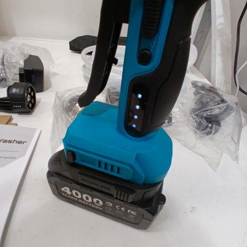 SEESII CORDLESS HIGH PRESSURE WASHER - 20 V, 100W - BLUE (MODEL: S005) image 2