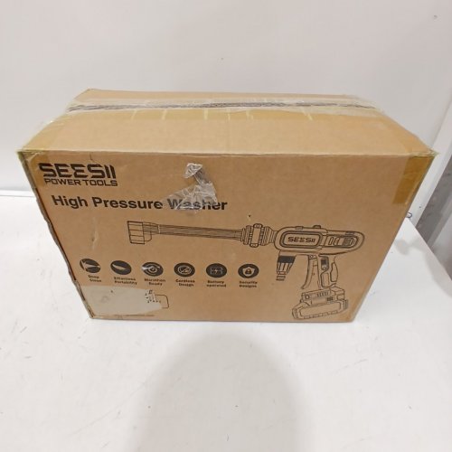 SEESII CORDLESS HIGH PRESSURE WASHER - 20 V, 100W - BLUE (MODEL: S005) image 7