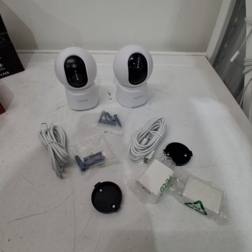 2PK LAXIHUB 360° VIEW 2K SMART CAMERA WITH PHONE APP, PAN/TILT, MOTION/SOUND DETECTION, NIGHT VISION & TWO-WAY AUDIO - WORKS WITH ALEXA (MODEL: P2T-2PC) image 3