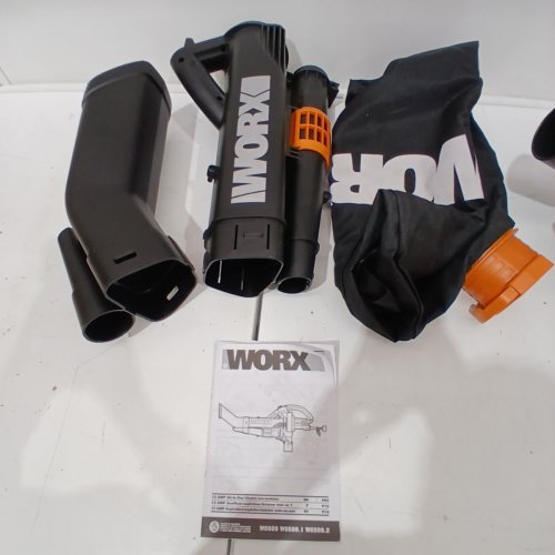 WORX TRIVAC 3-IN-1 CORDED ELECTRIC LEAF BLOWER/MULCHER/VAC - 12 AMP - ORANGE/BLACK (MODEL: WG509) image 5