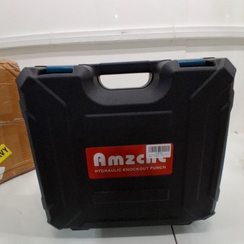14PC AMZCNC HYDRAULIC KNOCKOUT PUNCH DRIVER TOOL KIT - 15 TON - 1/2" - 4" - RED/BLACK image 6