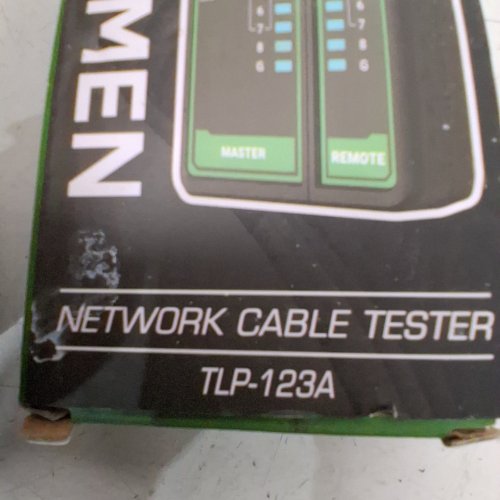 TESMEN NETWORK CABLE TESTER FOR RJ11 RJ45 - GREEN/BLACK (MODEL:TLP-123A) image 3