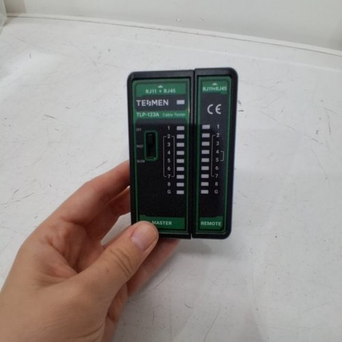 TESMEN NETWORK CABLE TESTER FOR RJ11 RJ45 - GREEN/BLACK (MODEL:TLP-123A) image 4