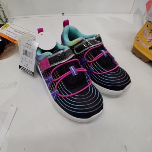 KIDS ATHLETIC WORKS LIGHT-UP SHOES - 13 - BLACK / MULTICOLOUR (STYLE: 66MINAW24) image 2