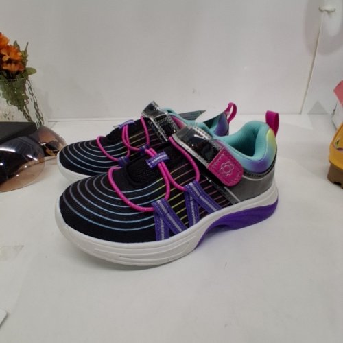 KIDS ATHLETIC WORKS LIGHT-UP SHOES - 13 - BLACK / MULTICOLOUR (STYLE: 66MINAW24) image 5