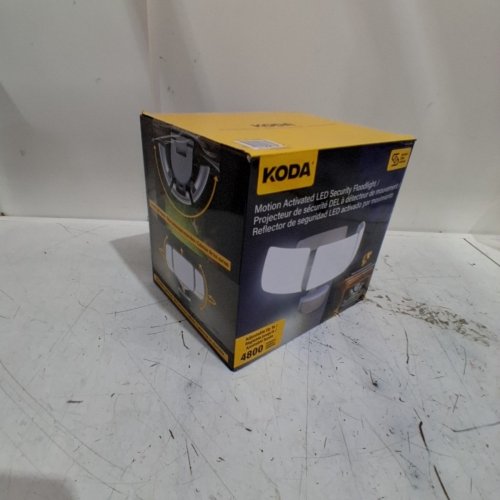 KODA MOTION-ACTIVATED LED SECURITY FLOOD LIGHT - 4800LM 5000K- WHITE (MODEL: 1938035/LM030878) image 3
