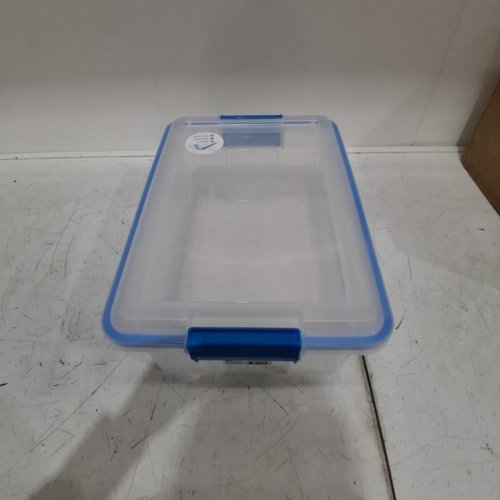 STERILITE GASKET BASKET BOX - 12 QT/ 11.4 L- BLUE AQUARIUM (MODEL: 1942LAB43) image 3