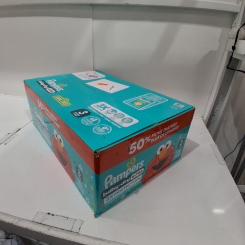 174PK PAMPERS BABY DRY ULTRA DIAPERS - SIZE 3 (16-28LBS) - ELMO image 2