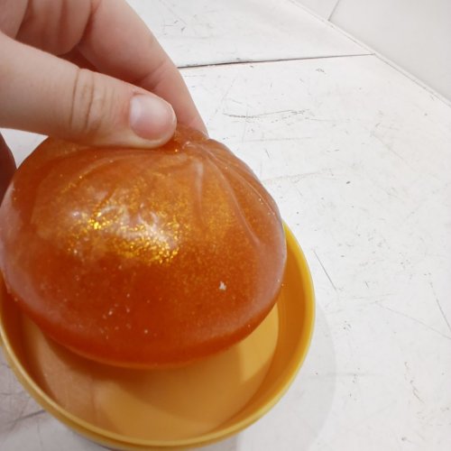 RAINBOW MISTERY SQUISHY BUN - YELLOW image 3
