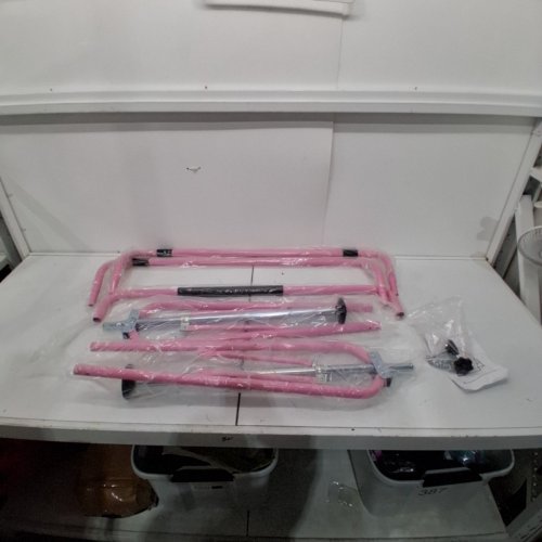 TOYKRAFT ADJUSTABLE FOLDABLE GYMNASTICS TRAINING BAR FOR KIDS - PINK image 3