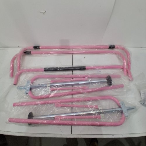 TOYKRAFT ADJUSTABLE FOLDABLE GYMNASTICS TRAINING BAR FOR KIDS - PINK image 4