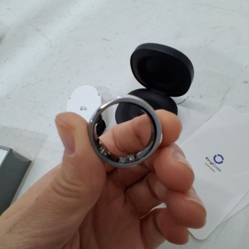 RINGCONN GEN 3 SMART HEALTH RING WITH SLEEP APNEA MONITORING, STRESS, HEART RATE & WOMEN'S HEALTH TRACKER - ANDROID & IOS COMPATIBLE - SIZE 12 - BRUSHED SILVER (MODEL: RCP-01) image 4