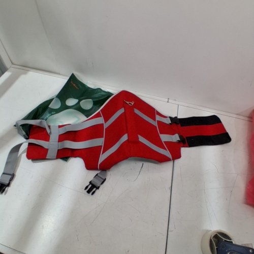 KUOSER DOG LIFE JACKET - LARGE - RED/GREY image 3