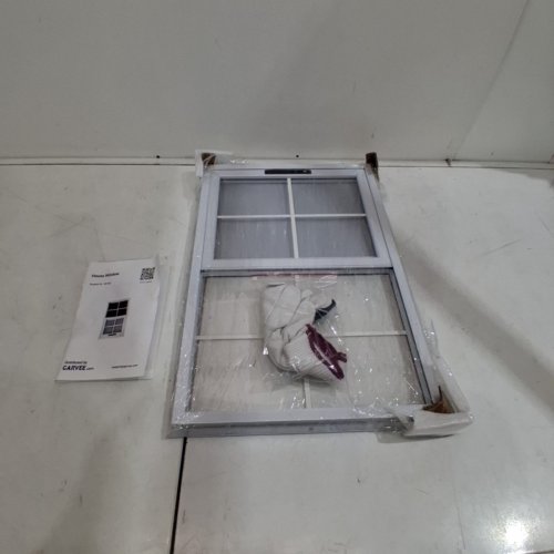2PC GARVEE FLUSH MOUNT HOUSE WINDOW - 14" X 21" - WHITE (ITEM: PTH_335NTUPV) image 3