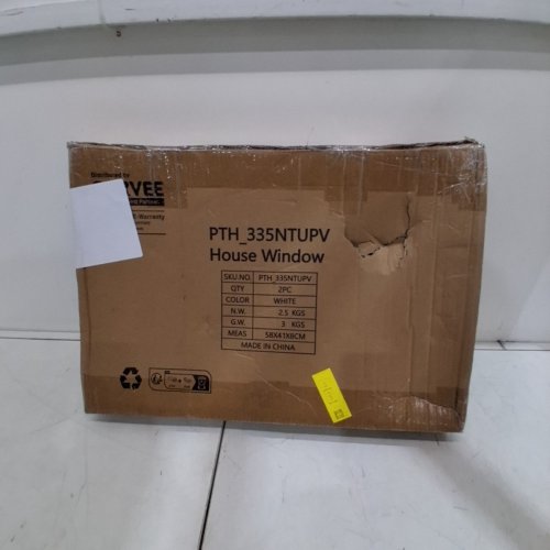 2PC GARVEE FLUSH MOUNT HOUSE WINDOW - 14" X 21" - WHITE (ITEM: PTH_335NTUPV) image 4