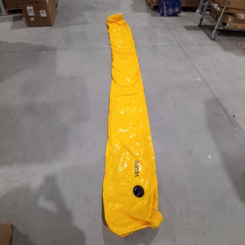 VEVOR FLOOD BARRIER HEIGHT SANDBAG ALTERNATIVE - 12FT X 20" - YELLOW/BLACK (MODEL: FLOOD BARRIER 12 FT X 20 IN) image 2