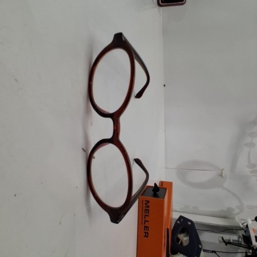 WOMENS MELLER OBABLUE LIGHT EYEGLASSES FRAMES - MAROON (STYLE: B-OB MAROON) image 3