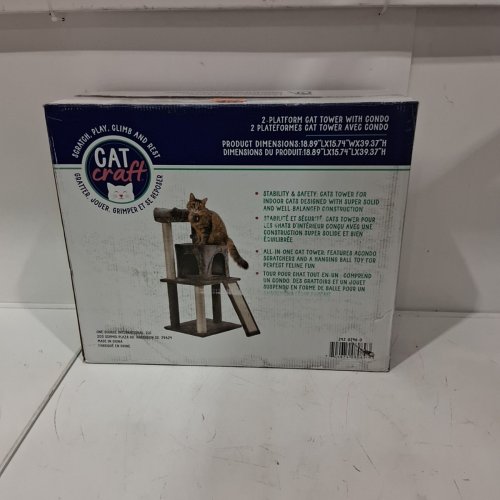 IRIS USA LARGE OPEN TOP CAT LITTER BOX WITH SCATTER SHIELD AND SCOOP - 19" X 15" X 11.8" - GREY/CLEAR - (MODEL: 301755) image 4