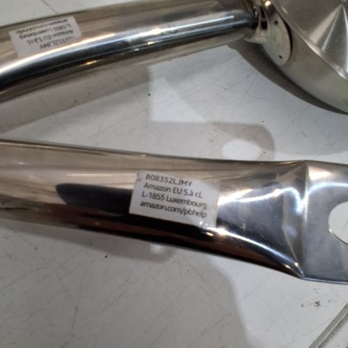 3PK STAINLESS STEAL FRYING PANS - 12"/10"/8" - SILVER image 2
