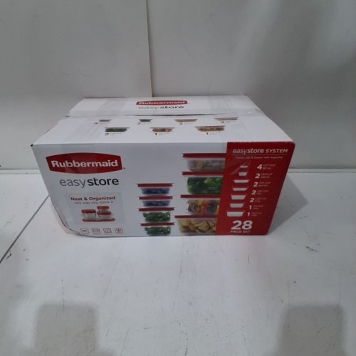 28PC RUBBERMAID EASY FIND LID FOOD STORAGE CONTAINERS image 3