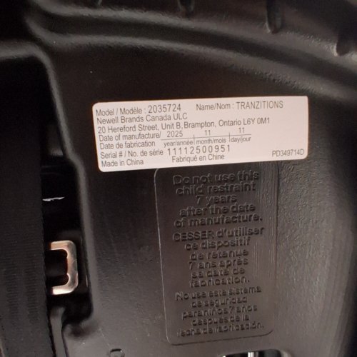 GRACO TRANZITIONS 3-IN-1 HARNESS BOOSTER SEAT - 22-100LBS - PROOF BLACK (MODEL: 2035724) image 2