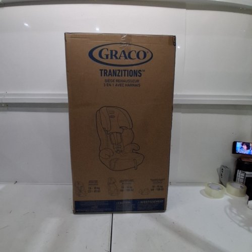 GRACO TRANZITIONS 3-IN-1 HARNESS BOOSTER SEAT - 22-100LBS - PROOF BLACK (MODEL: 2035724) image 6