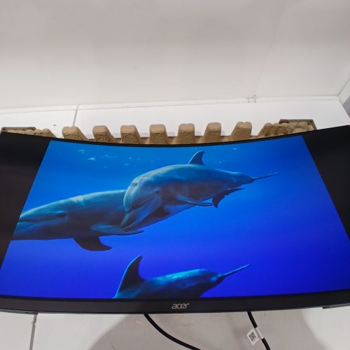 ACER NITRO CURVED GAMING MONITOR WITH QHD 3440 X 1440 / 200HZ REFRESHED RATE / DISPLAY PORT & 2 HDMI PORT - 34" - BLACK (MODEL: ED340CUR) image 4